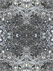 Mandala In Snow 6a